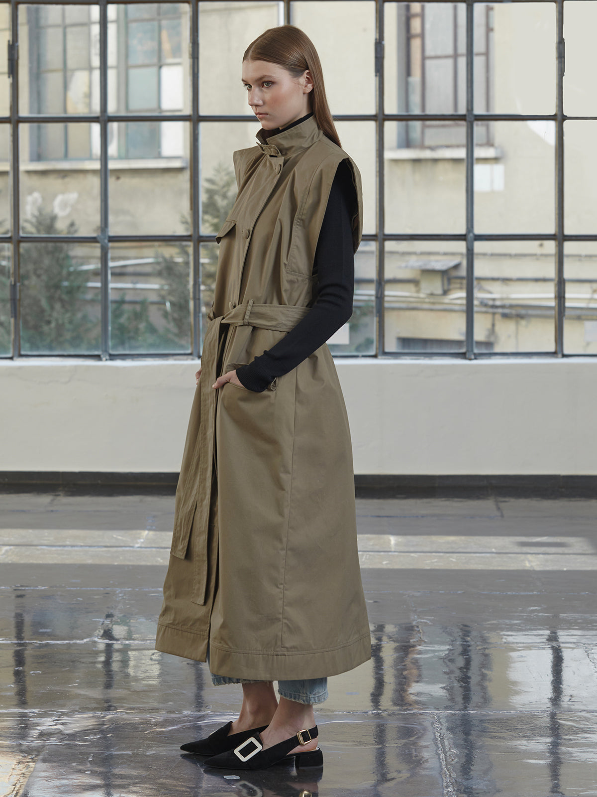 sleeves trench