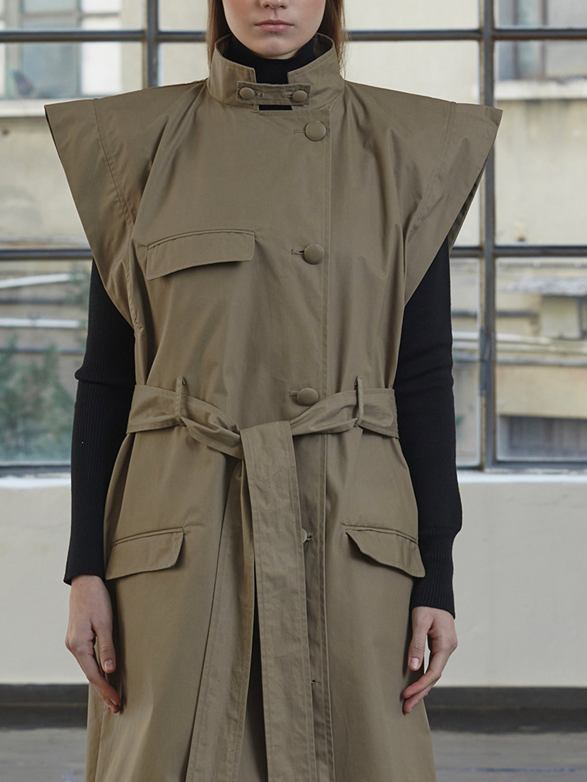 sleeves trench