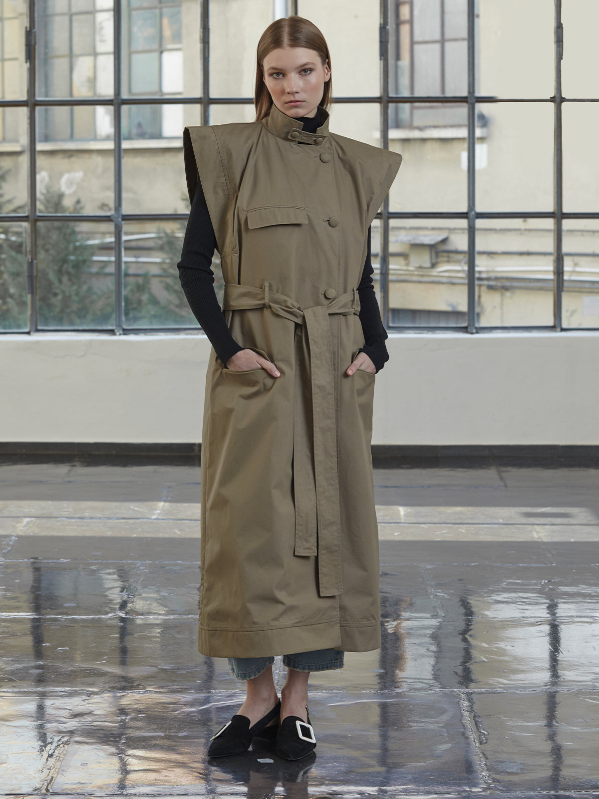 sleeves trench