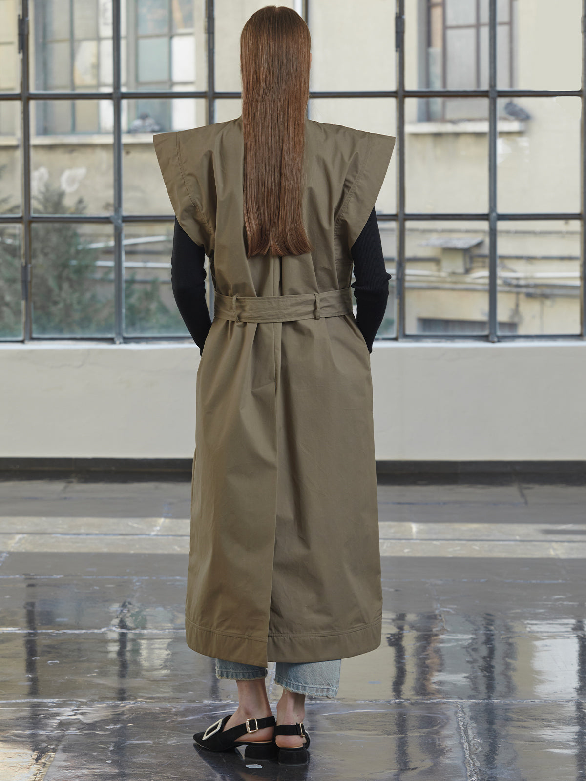 sleeves trench